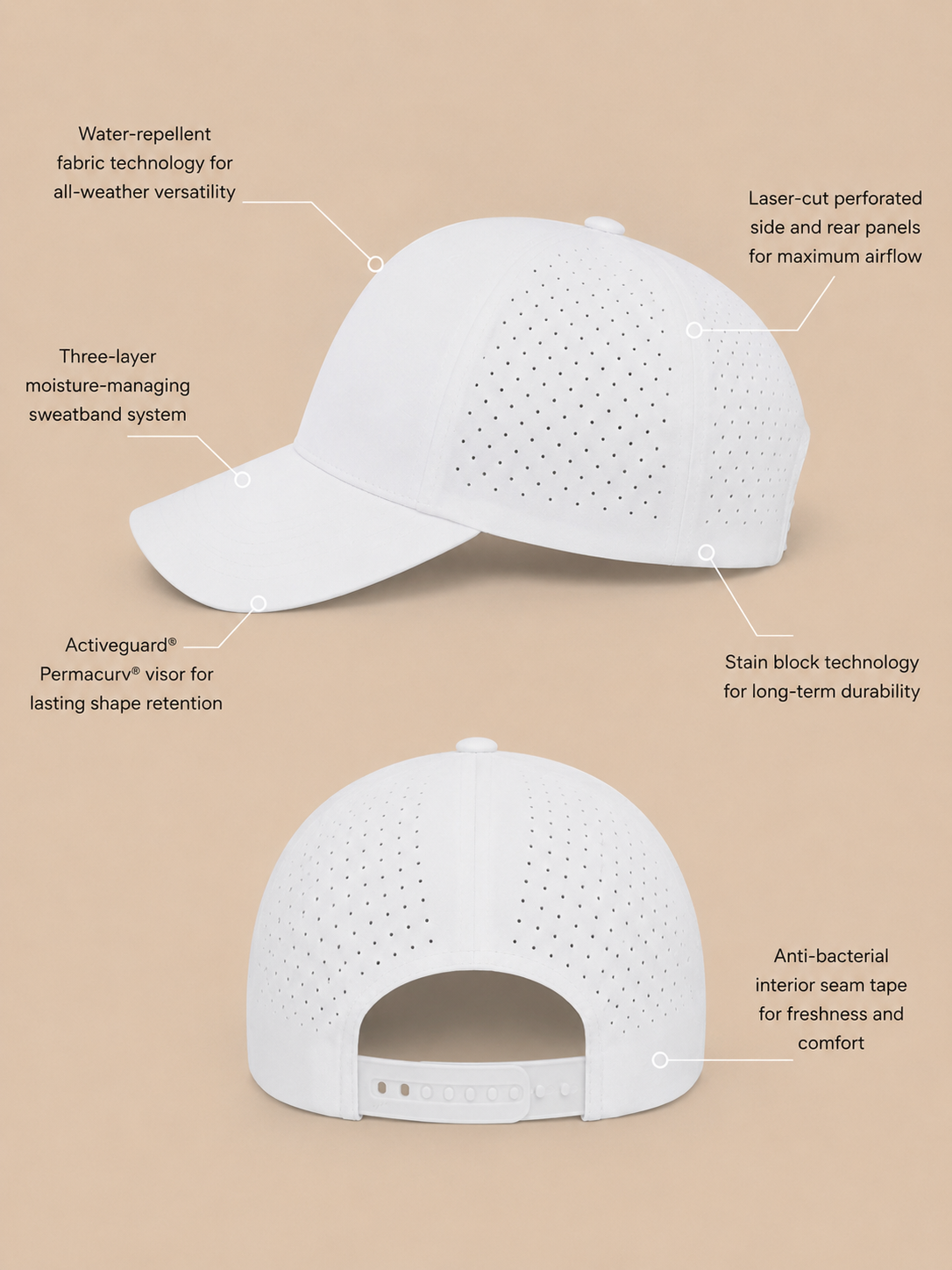 Performance Cap White