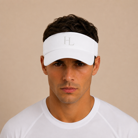 Court Visor White