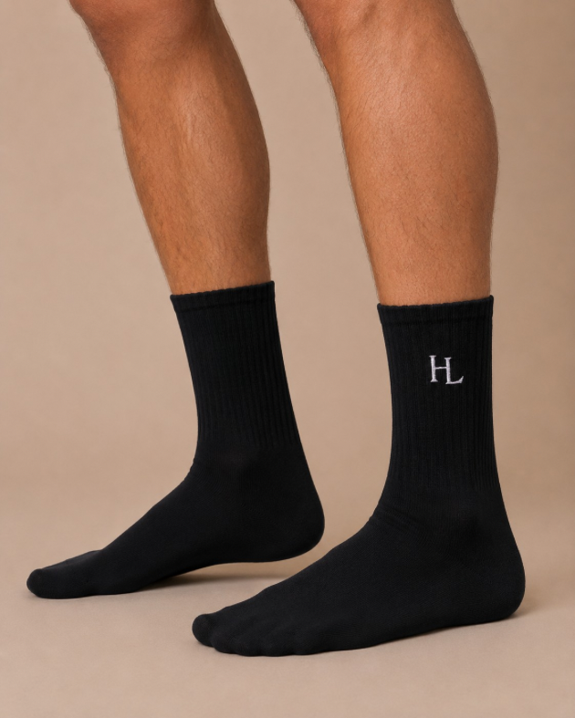 Heritage Crew Socks Black