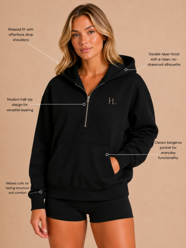 Studio Half-Zip Hoodie
