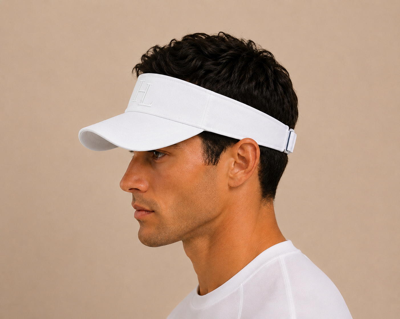Court Visor White