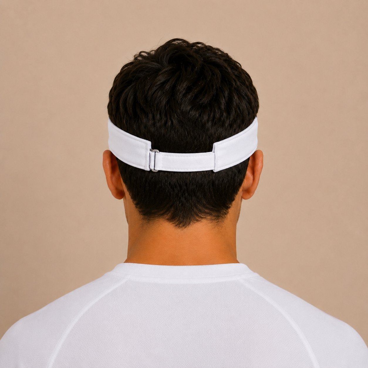Court Visor White